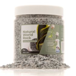 Natural World Rock Plant Topper Stones 2kg - Nero Grey (Free Next Day Delivery)