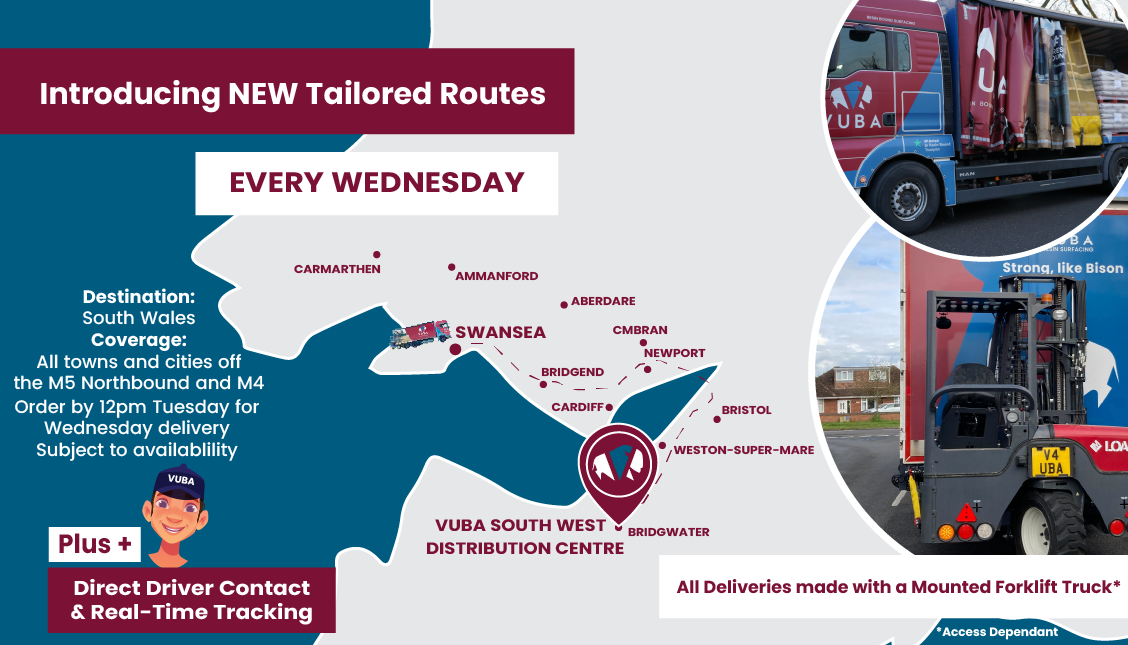 Vuba's Dedicated Haulage Route - Swansea